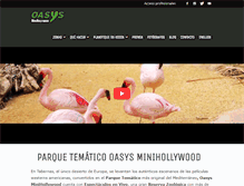 Tablet Screenshot of oasysparquetematico.com